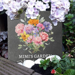 Family Birth Flower Bouquet Flowers Gift For Mom, Grandma, Family - Personalized Garden Stone 7