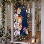 Family Christmas 250Th Year Of Freedom Celebrate - Personalized Door Cover 2