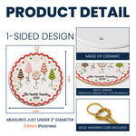 Family Forever, Family Of 3,4,5,6 - First Christmas Gingerbread Style - Personalized Ornament 5