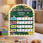 Family Game Night Scoreboard - Acrylic Dry Erase Tracker 1