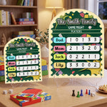 Family Game Night Scoreboard - Acrylic Dry Erase Tracker 4