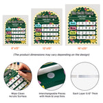 Family Game Night Scoreboard - Acrylic Dry Erase Tracker 6