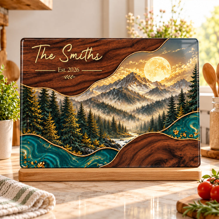 Family House Warming Gift - Personalized Cutting Board 1