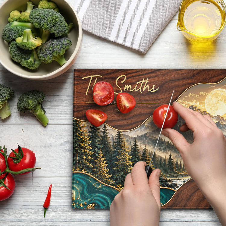 Family House Warming Gift - Personalized Cutting Board 4