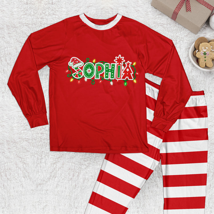 Family Matching Christmas Custom Name - Personalized Pajamas 2