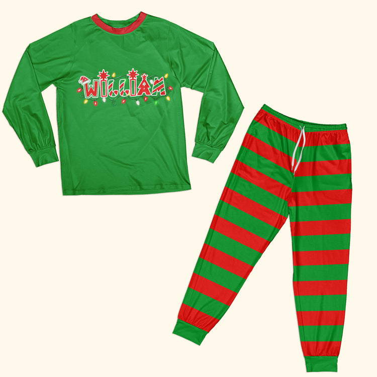 Family Matching Christmas Custom Name - Personalized Pajamas 3