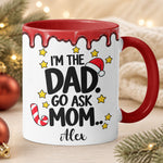 Family Matching Funny Christmas - Personalized Mug 6