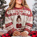 Family Matching Funny Christmas - Personalized Sweater 3