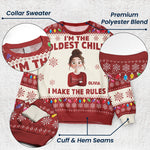 Family Matching Funny Christmas - Personalized Sweater 4