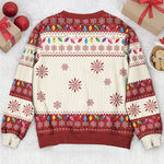 Family Matching Funny Christmas - Personalized Sweater 5