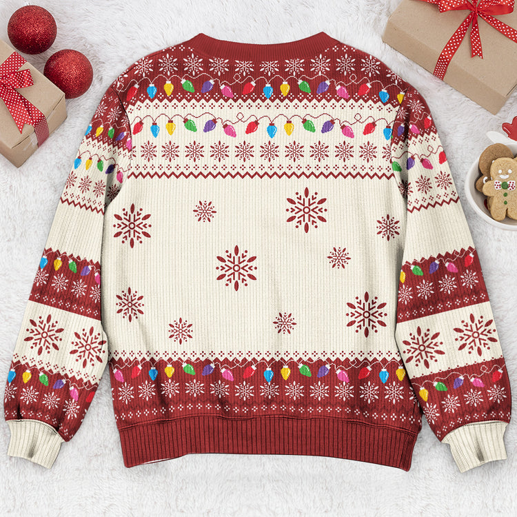 Family Matching Funny Christmas - Personalized Sweater 5