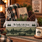 Family Outing Cabin Lakehouse Campfire Fire Pit Basket For Camping - Personalized Storage Basket 1