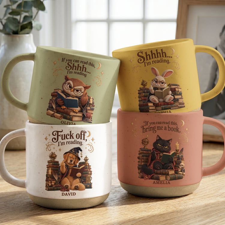 Fck Off, I’m Reading - Funny Gift For Book Lovers - Personalized Mug 1