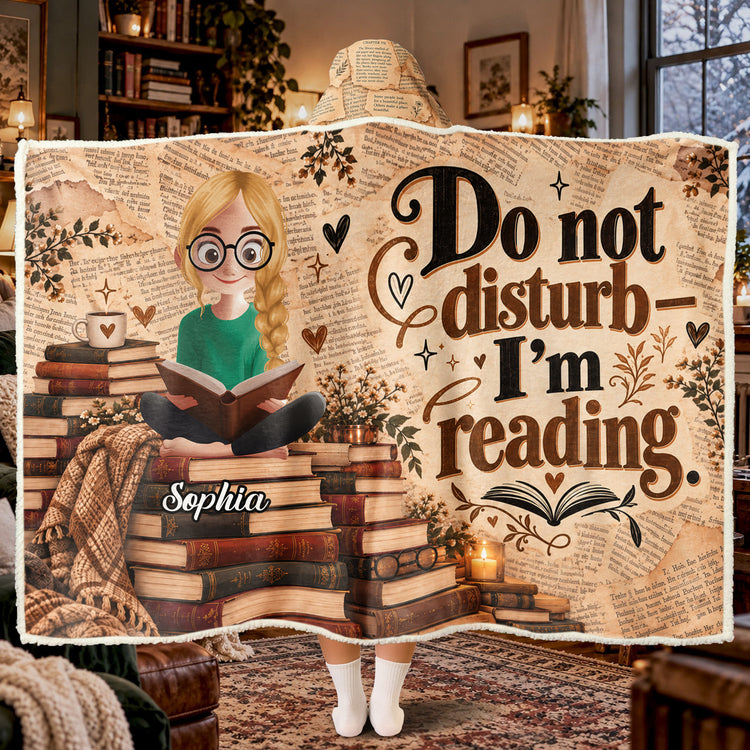 Fck Off, I’m Reading - Funny Reading Blanket For Book Lovers - Personalized Blanket 2