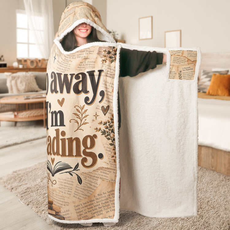 Fck Off, I’m Reading - Funny Reading Blanket For Book Lovers - Personalized Blanket 4