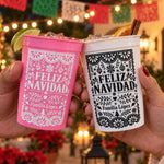 Feliz Navidad Custom Papel Picado Party Cups - Personalized Cups 3