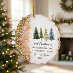 First Christmas At New Home Milestone Keepsake - Personalized Resin Ornament 4