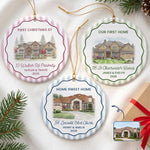 First Christmas At Our New Home Christmas Gifts For Couple, Family - Personalized Ornament 1