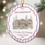 First Christmas At Our New Home Christmas Gifts For Couple, Family - Personalized Ornament 3