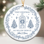 First Christmas At Our New House Newlywed Christmas Gift - Personalized Ornament 2