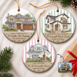 First Christmas In Our New Home, Personalized New Home Photo - Personalized Ornament 1