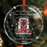 First Christmas New Home Gifts For Couple, Family - Personalized Ornament 1