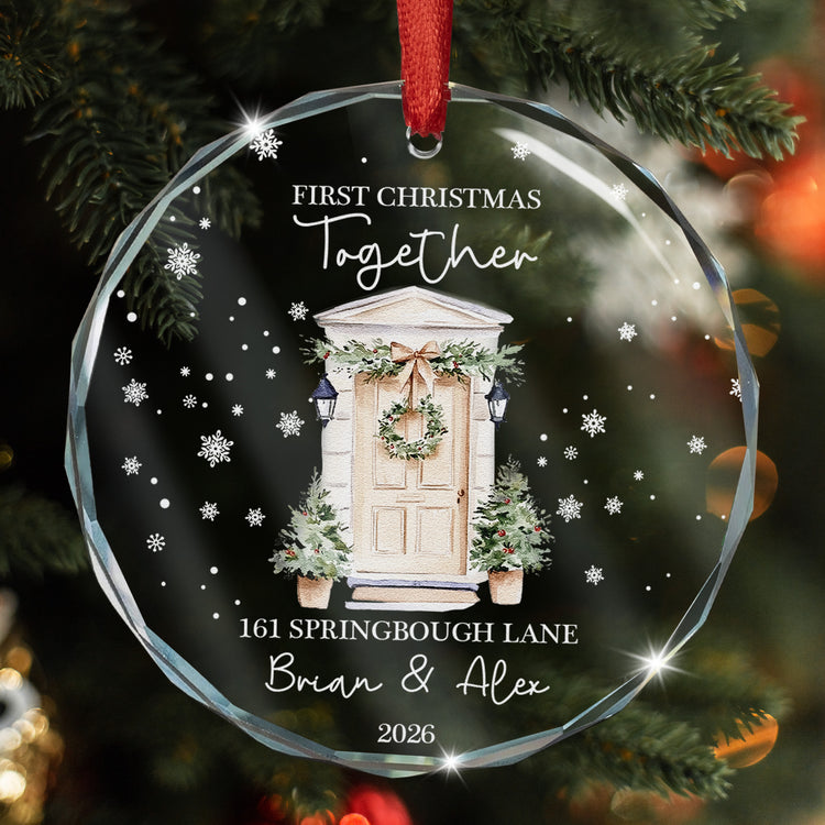 First Christmas New Home Gifts For Couple, Family - Personalized Ornament 2