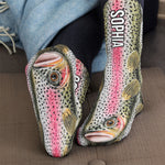 Fishing Funny 3D Gift For Grandpa Dad Husband - Personalized Socks 6