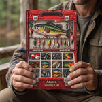Fishing Log Book Fishing Tackle Box Printed - Gifts For Him - Personalized Journal 2