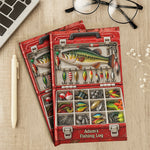 Fishing Log Book Fishing Tackle Box Printed - Gifts For Him - Personalized Journal 8