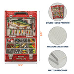 Fishing Log Book Fishing Tackle Box Printed - Gifts For Him - Personalized Journal 9