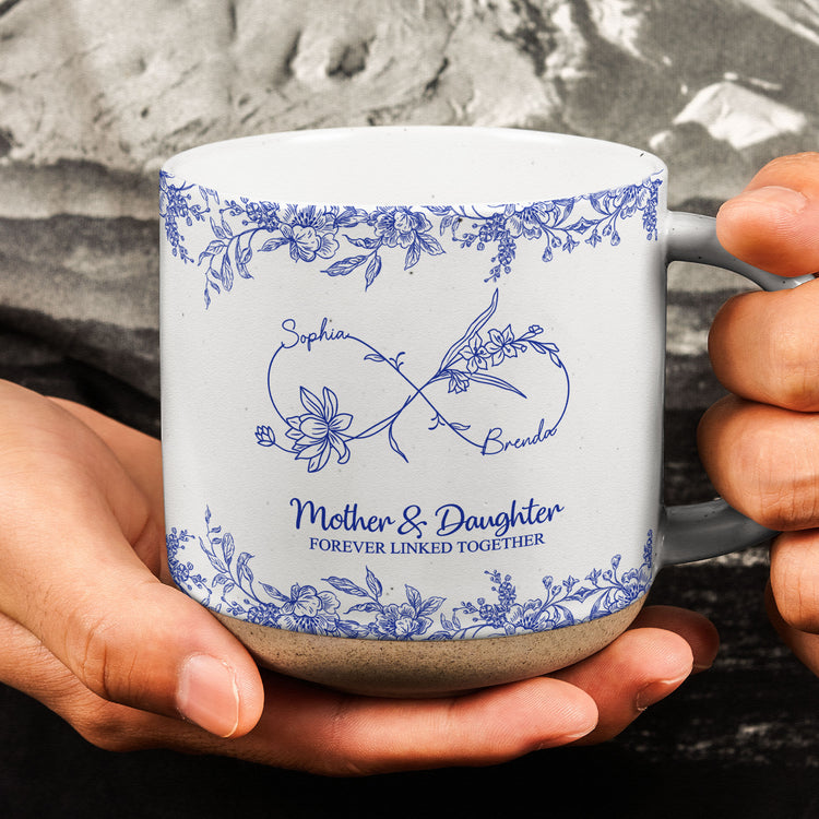 Forever Linked Together Gift For Sister Brother Friends Mother Daughter - Personalized Mug 2