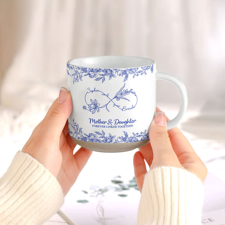Forever Linked Together Gift For Sister Brother Friends Mother Daughter - Personalized Mug 4
