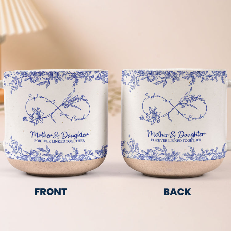 Forever Linked Together Gift For Sister Brother Friends Mother Daughter - Personalized Mug 5