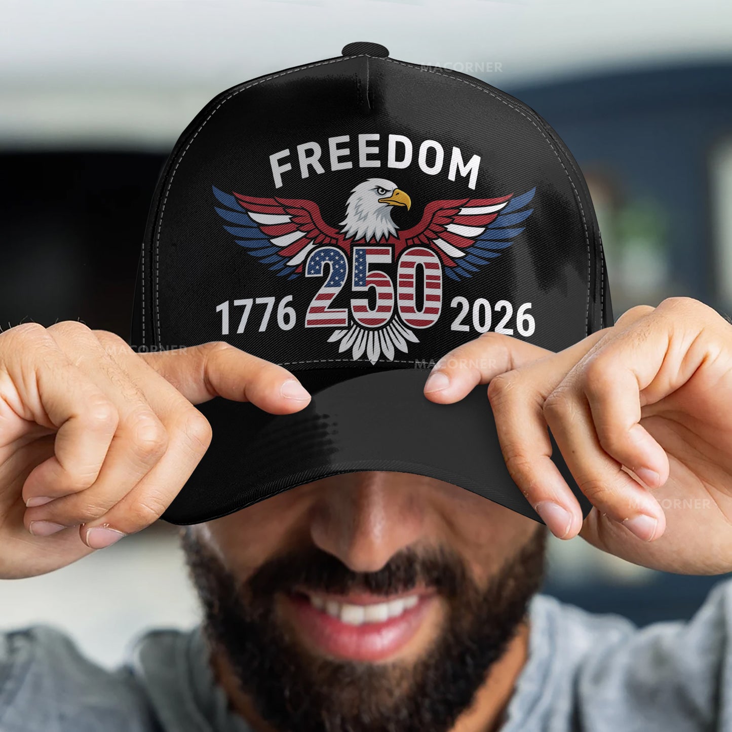Freedom 250 Years Patriotic Eagle - Classic Cap