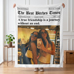 Friend Times - Upload Photo With Besties - Personalized Blanket 1