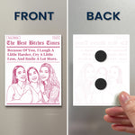 Friendship Gifts Custom Photo Sketch Line Art - Personalized Magnet 5