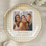 Friendship Gifts For Her BFF Custom Photo Besties Forever - Personalized Jewelry Dish 7