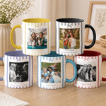 Friendship Photo Cup, Gifts For Her Stripes Style - Personalized Mug 1