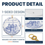 Friendship Sketch Line Art Christmas Gifts For Friends, Sisters - Personalized Ornament 6