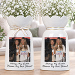Friendship Thank You Gift For Besties, Bridemaids, Mom & Daughter - Personalized Vase 3