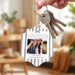Friendship Thank You Gifts - Retro Frame - Upload Photos - Personalized Keychain 3