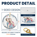 Friendships May Start At The Workplace Coworkers Gifts For Her, Him - Personalized Ornament 8