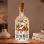 From Our First Kiss Till Our Last Breath New Version Couple Anniversary Gifts - Personalized Bottle Lamp 1