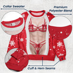Funny 3D Lingerie T Shirt, Body Illusion Tee, Sexy Costume Shirt, Novelty Party Top - Personalized Sweater 6