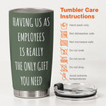 Funny Boss Gift Boss Day Gift, Dream Team Scrabble - Personalized Tumbler 6