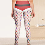 Funny Christmas Outfits, Fishnet Tights Xmas - Personalized Leggings 7