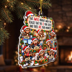 Funny Coworker Bulk Gifts - Monkey Circus, Gag Gifts For Team - Personalized Ornament 2
