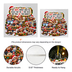 Funny Coworker Bulk Gifts - Monkey Circus, Gag Gifts For Team - Personalized Ornament 5