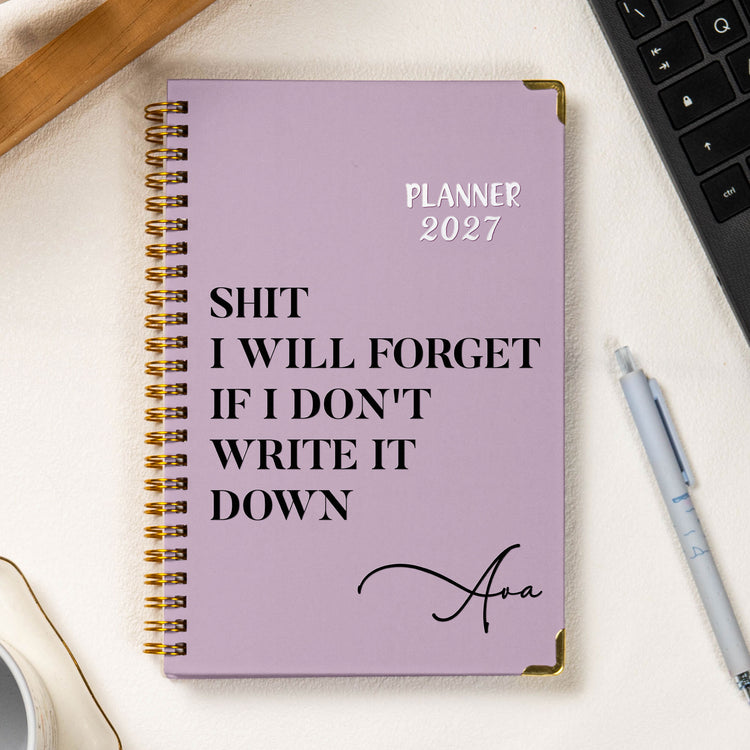Funny Coworker Christmas Gift Custom Office - Personalized Journal Planner_2027 2